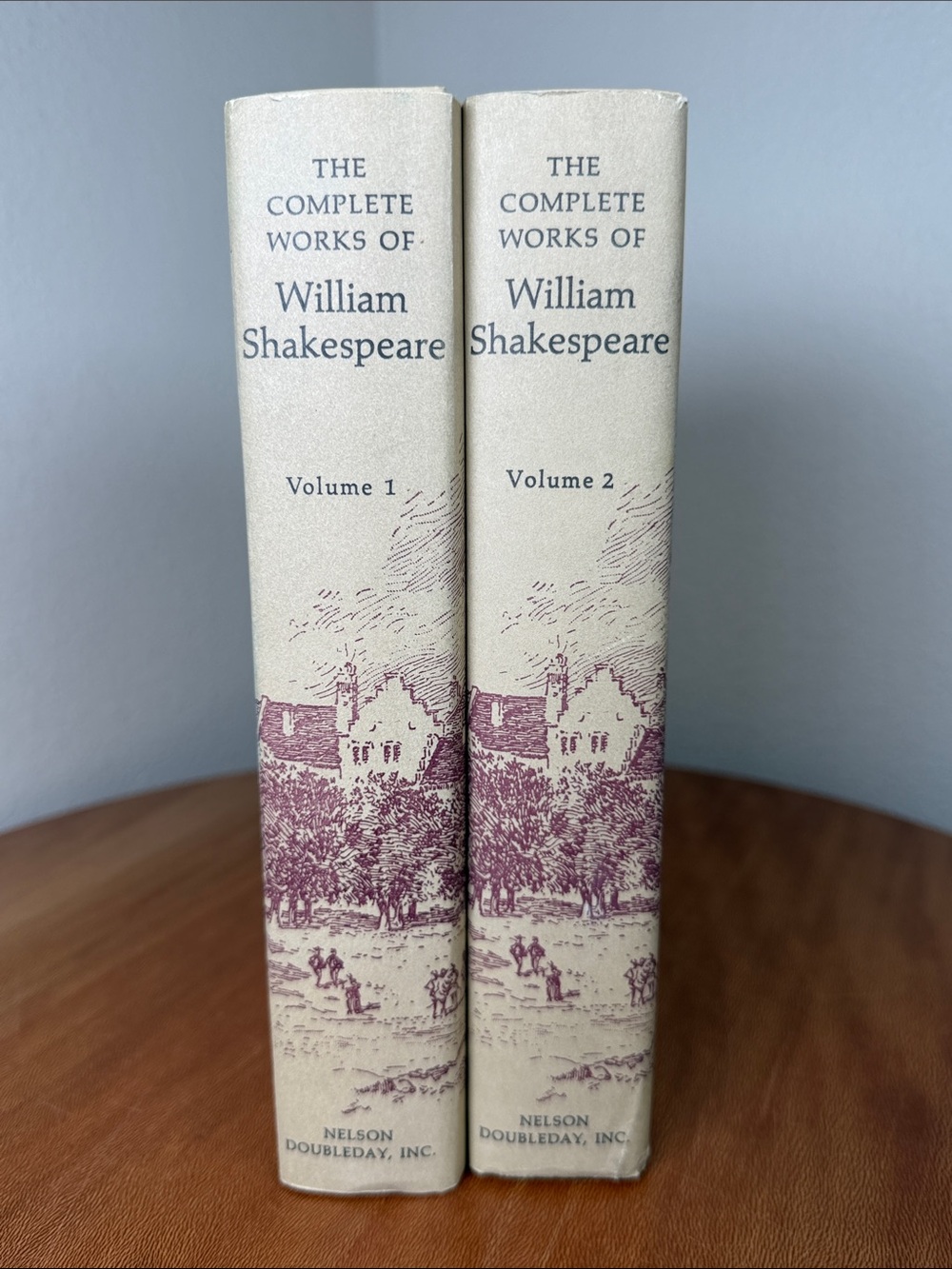 The Complete Works of William Shakespeare Volumes One & Two Collection or Decor
